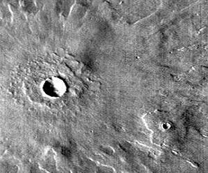 NAU researcher's closer look at Mars reveals new type of impact crater