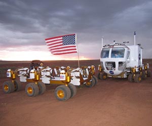 NASA tests (cramped) Mars-type rovers in Arizona desert