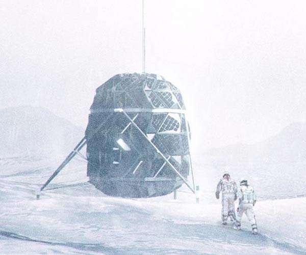 Danes staying in origami-inspired 'Lunar' camp in Greenland end their mission
