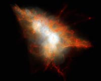 Galactic Fireworks Illuminate Monster Hydrogen Blob