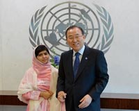 Malala dedicates Nobel award to 'voiceless' children