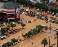 Manila submerged in a sea of muddy water
