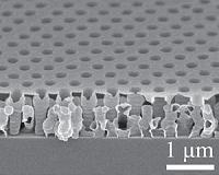 Dielectric film has refractive index close to air
