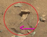 Mars thigh bone is really just a rock spotted by Curiosity
