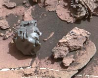 Mars rover confirms 'Egg Rock' is fallen iron-nickel meteorite
