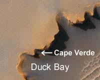 Mars Rover Opportunity Completes Dental Checkup At Victoria Crater's Duck Bay