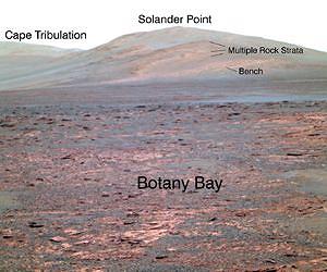 Mars Rover Opportunity Nears Solander Point