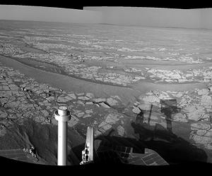 Opportunity's Eastward View After Sol 2382 Drive