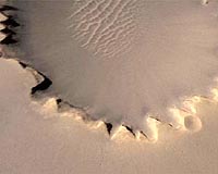 Opportunity Maneuvers Around Steeper Slopes In Victoria Crater
