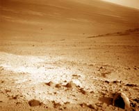 Opportunity Continues Its Journey South Along Crater Rim