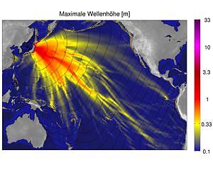 Rapid tsunami warning by means of GPS