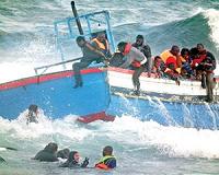 Morocco navy fires on migrant boat, wounding one