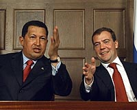 Venezuela offers use of air base to Russia: Chavez