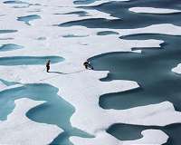 NASA flights gauge summer sea ice melt in the Arctic