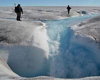 Plumbing system beneath Greenland slows ice sheet as summer progresses