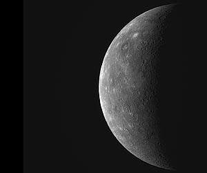 Large ice deposits found on planet nearest the sun