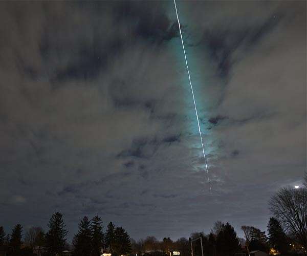 Possible meteorite splashes down in British Columbia pool