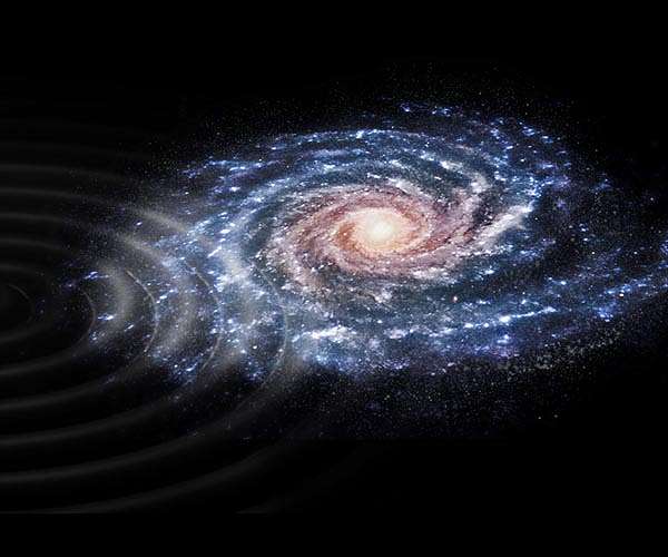 A warp in the Milky Way linked to galactic collision