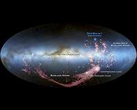 Milky Way's impending galactic collision is already birthing new stars