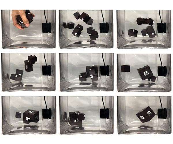 Reprogrammable materials selectively self-assemble