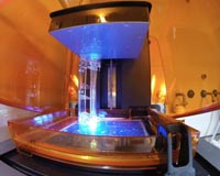 Control of molecular motion by metal-plated 3-D printed plastic pieces