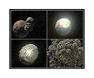 Moon's mountains made by slo-mo crash: study