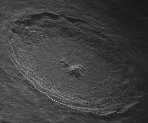 Tycho Crater revealed in intricate detail