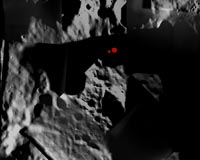 Updated SMART-1 Image Of New Target For LCROSS Impact