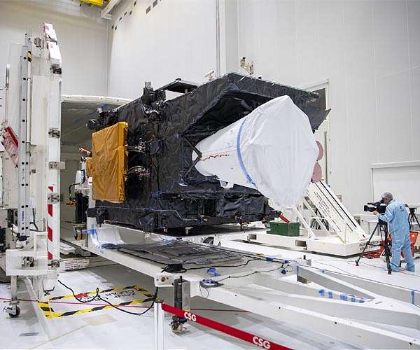 Europe's all-new weather satellite arrives at launch site