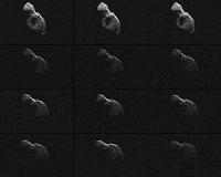 Giant Telescopes Pair Up to Image Near-Earth Asteroid