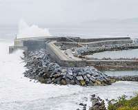 The wave power farm off Mutriku could improve its efficiency