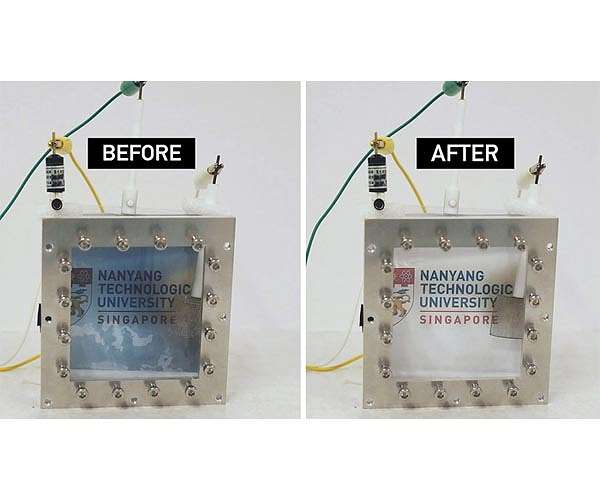 NTU Singapore scientists invent 'smart' window material that blocks rays without blocking views