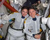 Jessica Meir, Christina Koch complete first 2020 spacewalk