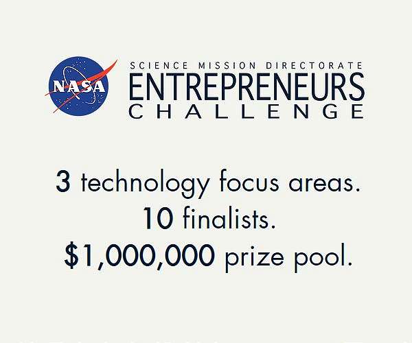 NASA awards prizes to six startup companies in Entrepreneur's Challenge
