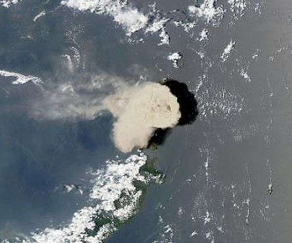 Indonesia volcano erupts, thousands evacuated over tsunami threat