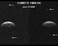 Goldstone Images Triple Asteroid System