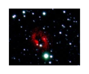 Neon lights up exploding stars