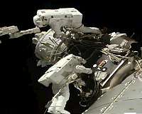 EVA complete installation of second Commercial Docking Port on Space Station