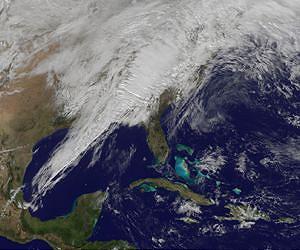 Satellite Image Shows Eastern US Severe Weather System