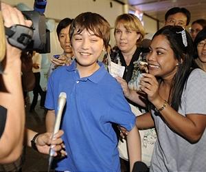 US teen hopeful for peace after N.Korea visit
