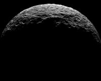 Dawn Glimpses Ceres' North Pole