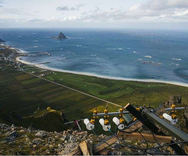 Satnav test on remote island lab