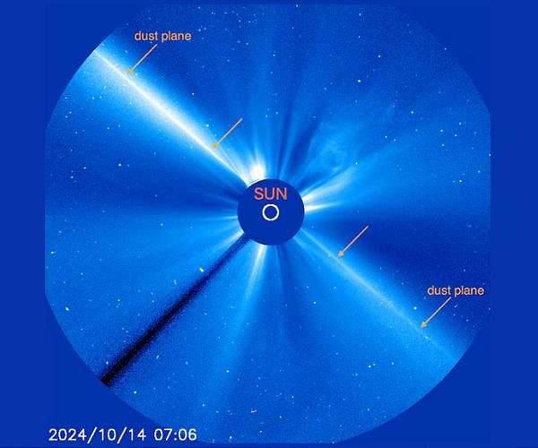 NRL captures stunning images of comet Tsuchinshan-ATLAS