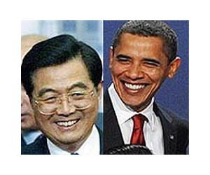 China's Hu tells Obama stable, healthy ties needed