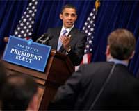 Obama vows to tackle Middle East 'on day one'