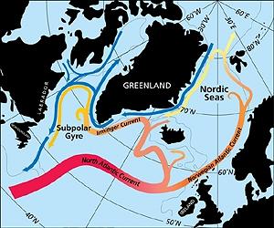 Slowing of Atlantic currents could bring changes in Europe's climate