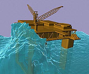 Invisibility cloaking to shield floating objects from waves