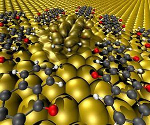 Organic electronics: how to make contact between carbon compounds and metal