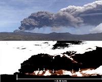 Role of gravitational instabilities in volcanic ash deposition: Eyjafjallajokull