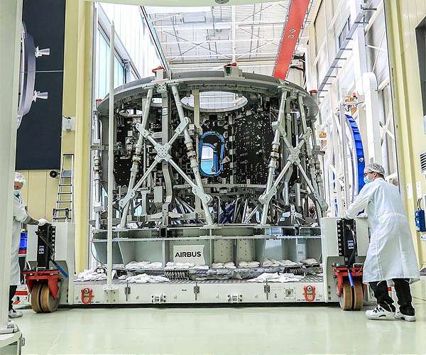 European Service Module structure for Moon landing arrives in Bremen